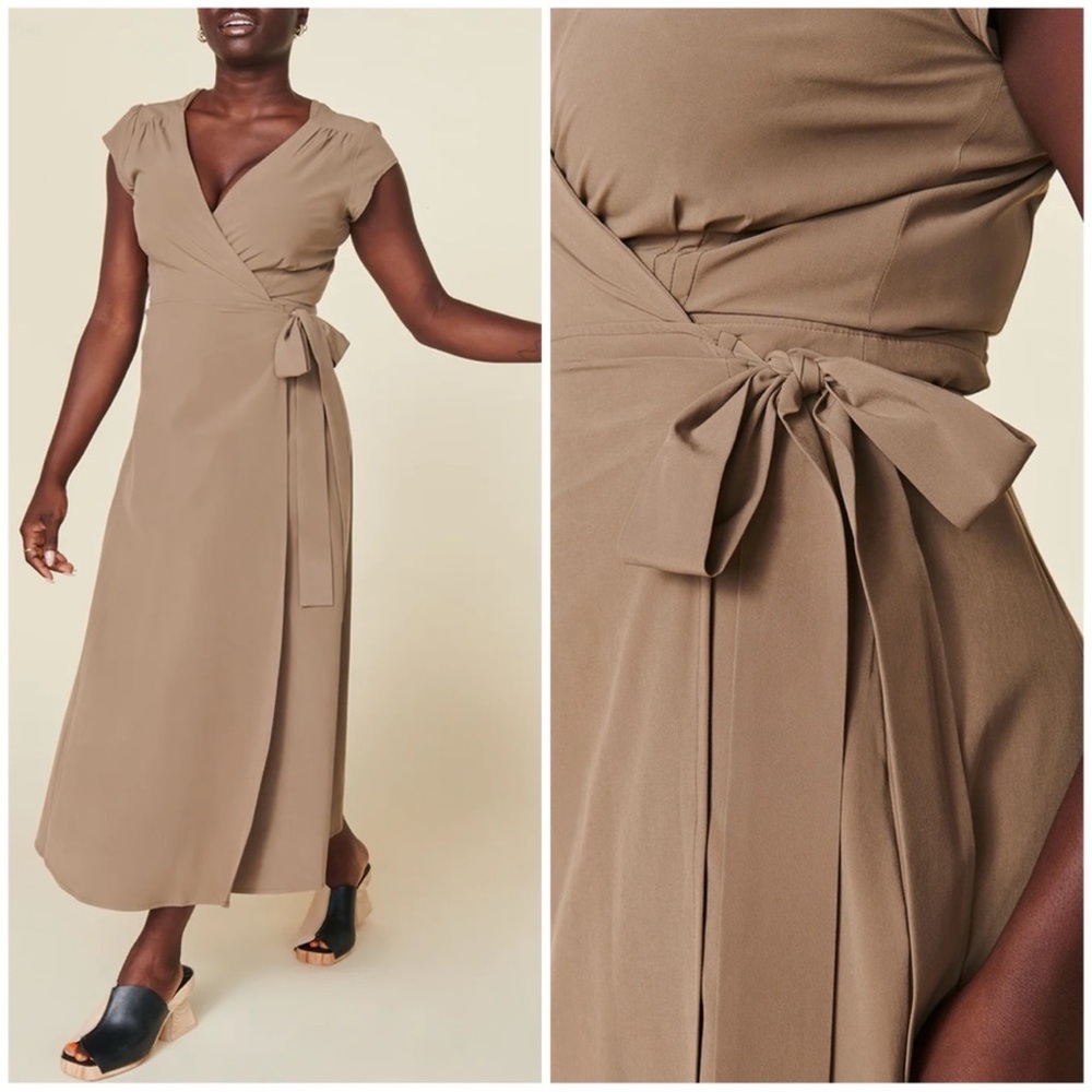 Wayre Roma Reversible Wrap Dress New Size Med